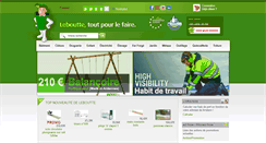 Desktop Screenshot of leboutte.be