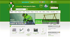 Desktop Screenshot of leboutte.fr